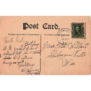 Årgång 1906 R.L. Wells Black Cats Musikvykort Jag vill att någon ska älska mig VG bild 2