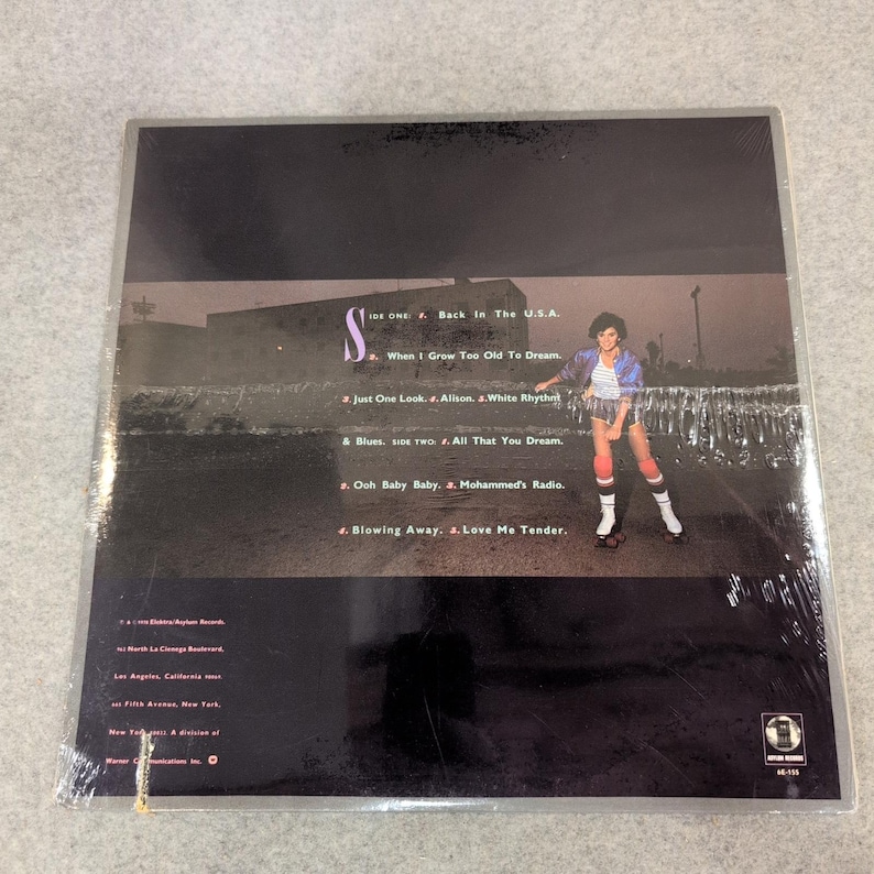 Linda Ronstadt vivant aux États-Unis Album vinyle LP 1978 Asylum Records 6E-155 image 2