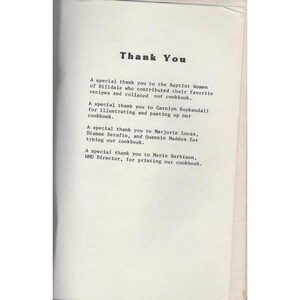 Le donne battiste condividono il libro di cucina del Pane della Vita Hilldale Baptist Church Bham, AL immagine 4
