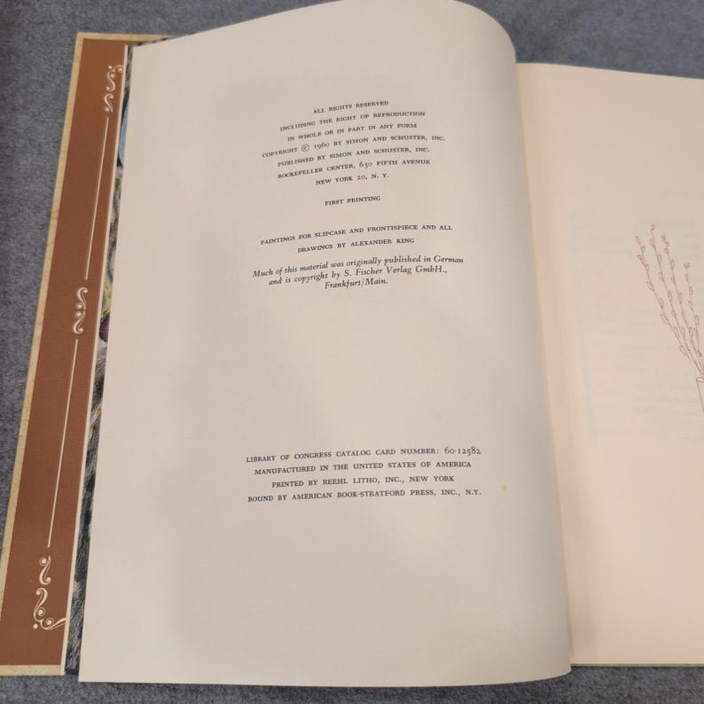 Alexander King Peter Altenberg Evocations of Love 1960 First Printing Slipcase image 5
