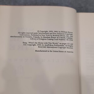 Set This House on Fire William Styron 1960 Signed by Author Hardcover VG/VG image 6