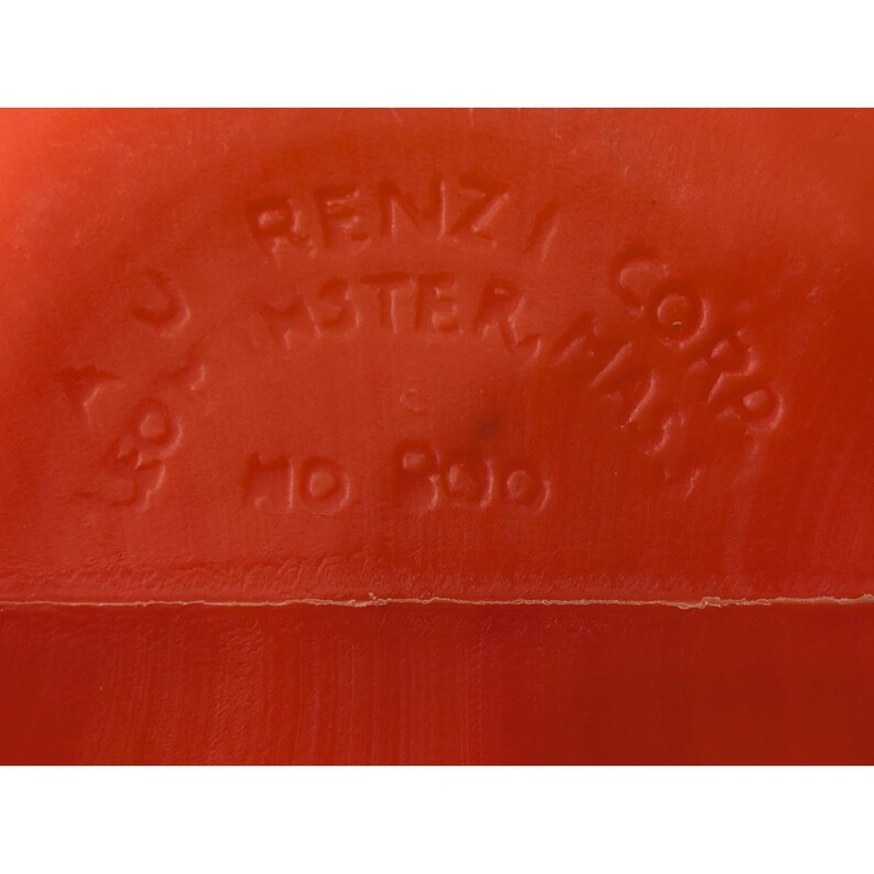 VTG AJ Benzi Halloween Trick or Treat Pumpkin Bucket Blow Mold Witch Decor 800 image 4