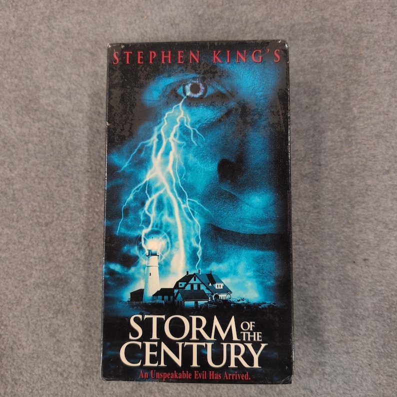 Stephen King Storm of the Century VHS 1999 Double Tape Set Factory Sealed New image 1