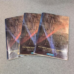 I Know My Redeemer Lives Easter Musical SATB Richard Kingsmore Lot of 3 BK-3118 image 1