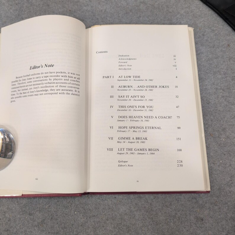 In Good Hands Joey Jones Alabama Football Bear Bryant First Edition 1985 Book image 4