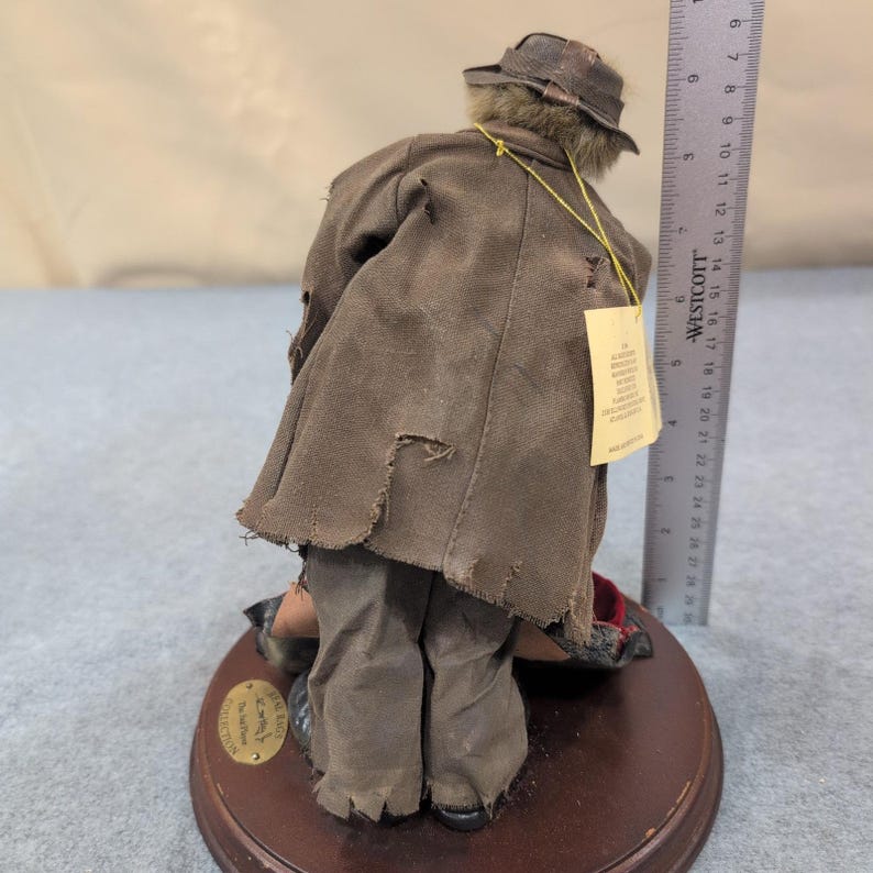 Vtg Emmett Kelly Jr Real Rags "The Sax Player" Clown Figurine Limited Edition image 6