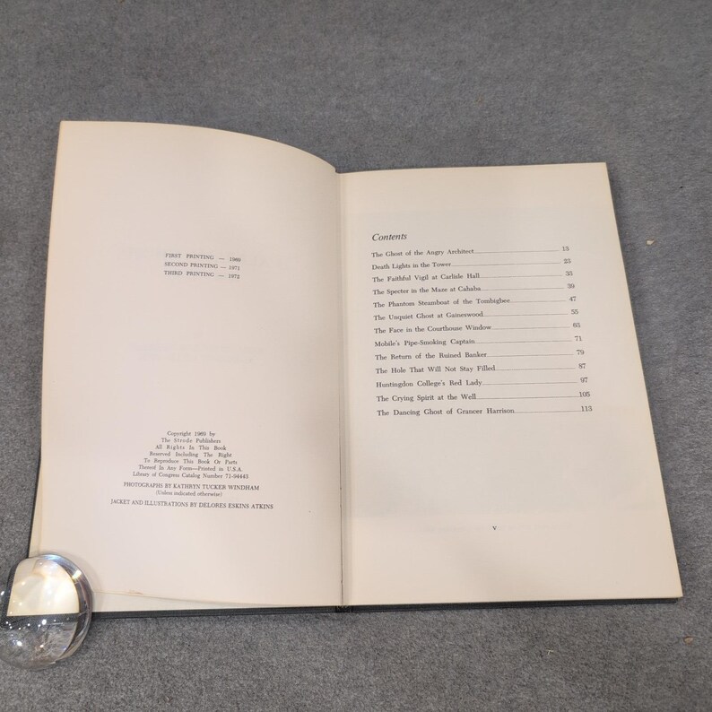 13 Alabama Ghosts and Jeffrey Kathryn Tucker Windham 1972 Hardcover Strode VG image 5