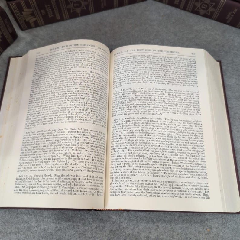 The Pulpit Commentary - Set completo di 23 volumi, edizione Eerdmans con indice, copertina rigida vintage. immagine 7