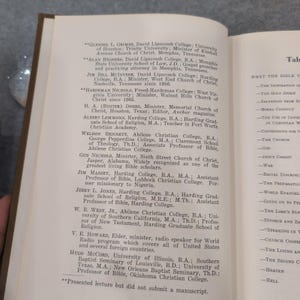 What The Bible Teaches 1972 Harding Graduate School of Religion Lectureship Book image 6