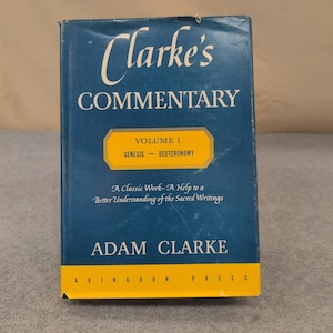 クラーク注解書 第1巻 創世記 - 申命記 アダム・クラーク アビンドン・プレス 画像 1