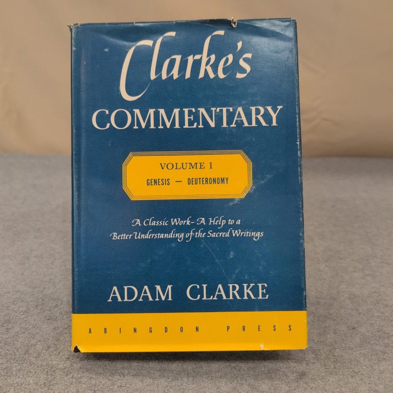 クラーク注解書 第1巻 創世記 - 申命記 アダム・クラーク アビンドン・プレス 画像 1