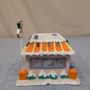 Hawthorne Village The Simpsons Christmas Village Krusty Burger Lighted Sculpture image 5