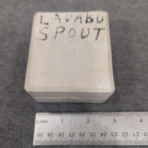 Vintage Lavabo Spout Ceramic Mold for Casting Bath Fixtures image 2