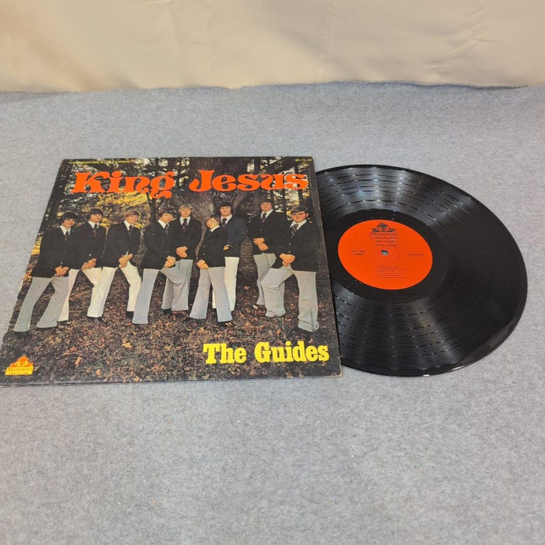 The Guides King Jesus Vinyl LP Mission Records MR-TG-481 Gospel Religious Music image 1