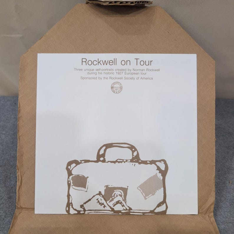 Norman Rockwell When in Rome Limited Edition Collector Plate Newell Pottery image 3