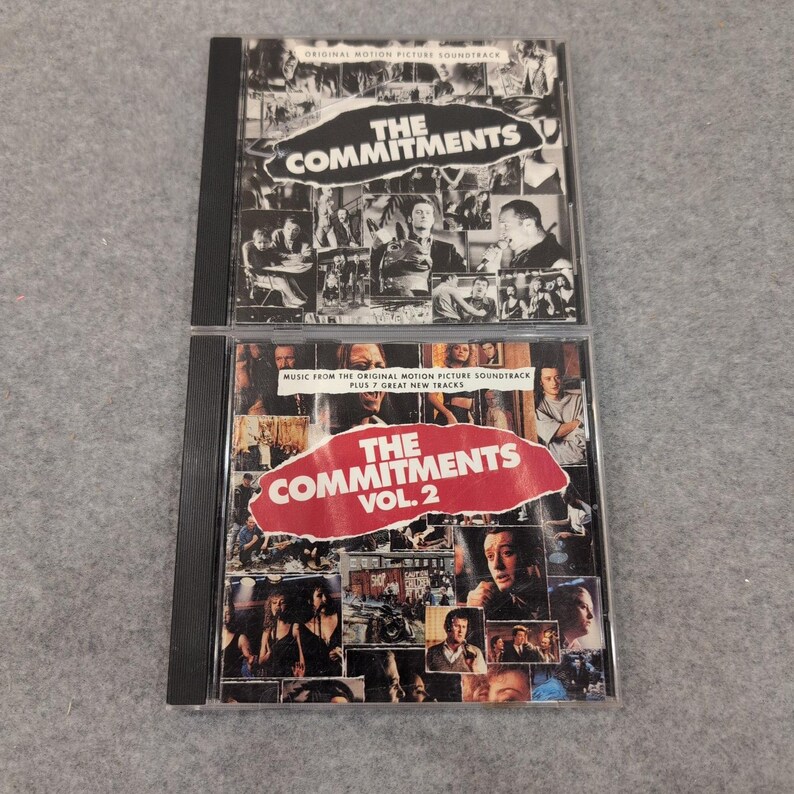 Lote de CD de la banda sonora original de la película The Commitments & Vol 2 de MCA Records imagen 1