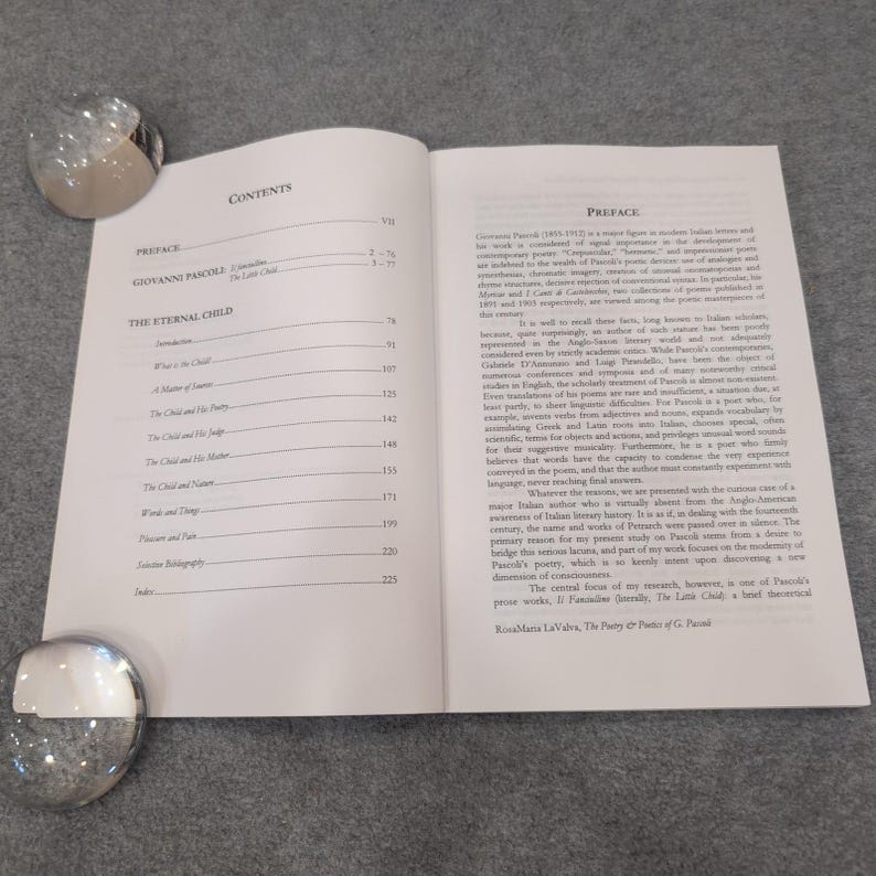 The Eternal Child Poetry Poetics of Giovanni Pascoli Rosamaria LaValva 1999 Book image 3