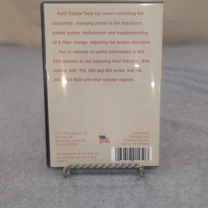 Ford Tractors Tune Up DVD NAA Jubiläum 600 700 800 900 2000 4000 Serie Bild 2