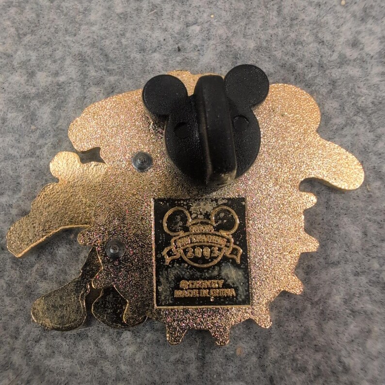 Disney Micky Maus Sonnenrad Kalifornien Abenteuer Emaille Pin Trading 2003 Gold Bild 3