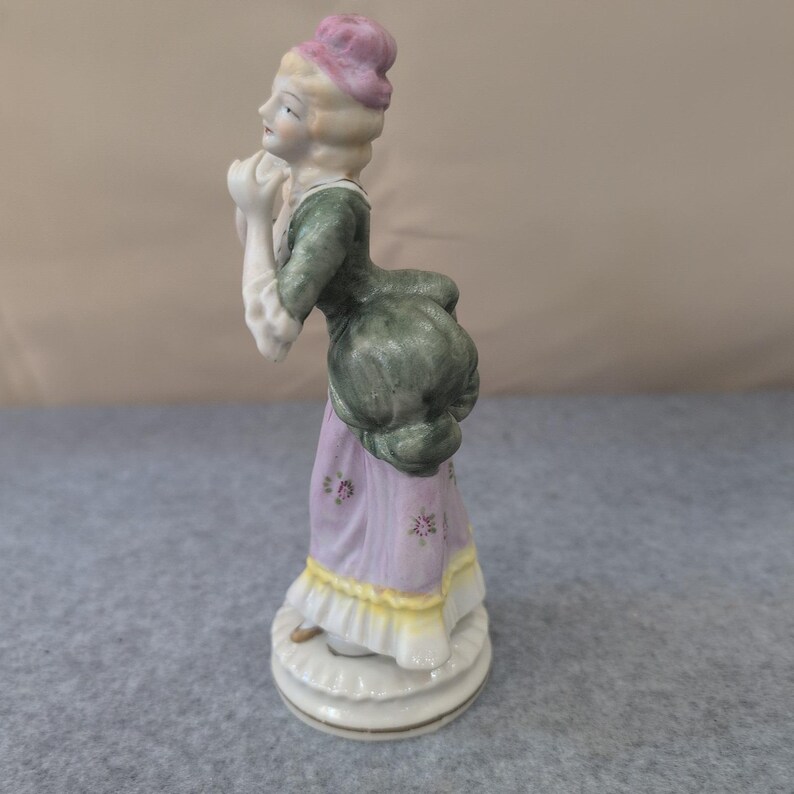 VTG Porcelain Figurine Lady Woman Figurine Produced by Hal-sey Fifth Ave. L & M image 3