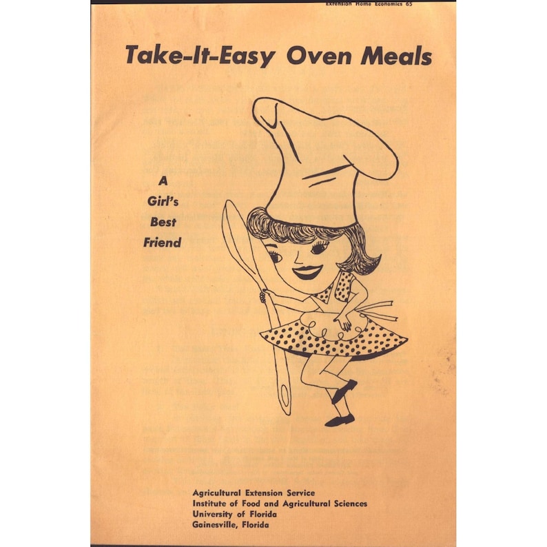 Fertige Ofengerichte (Vintage) – University of Florida Extension Home Economics 65 Bild 1