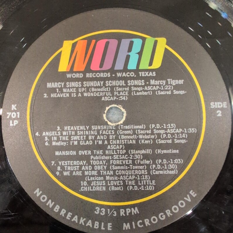 Camminando al sole con Little Marcy Vinile LP Singcord ZLP 871 Domenica immagine 4