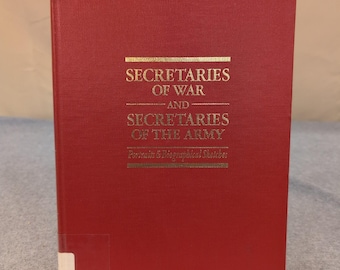 Ministers van Oorlog en Secretarissen van het Leger William Gardner Bell 1982 VG