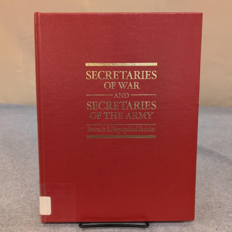 Secretaries of War and Secretaries of the Army William Gardner Bell 1982 VG image 1