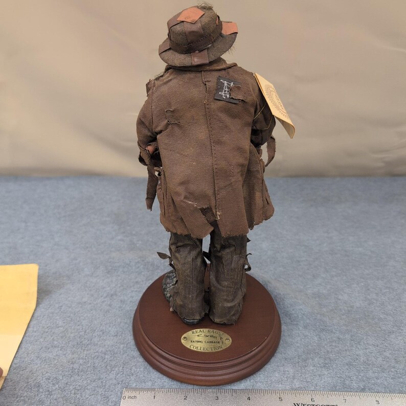 Emmett Kelly Jr. Real Rags Eating Cabbage 2 Kolekcjonerska figurka klauna z limitowanej edycji zdjęcie 8