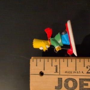 Hawthorne Village Simpsons Bart Simpson Sledding Figurine 2003 78439B image 4