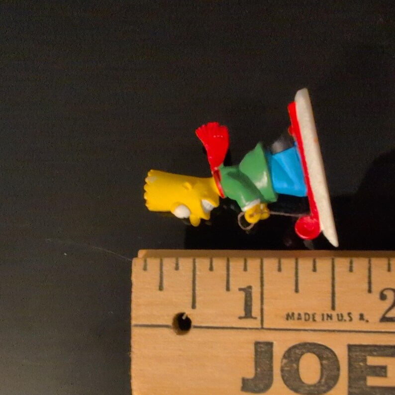 Hawthorne Village Simpsons Bart Simpson Sledding Figurine 2003 78439B image 4