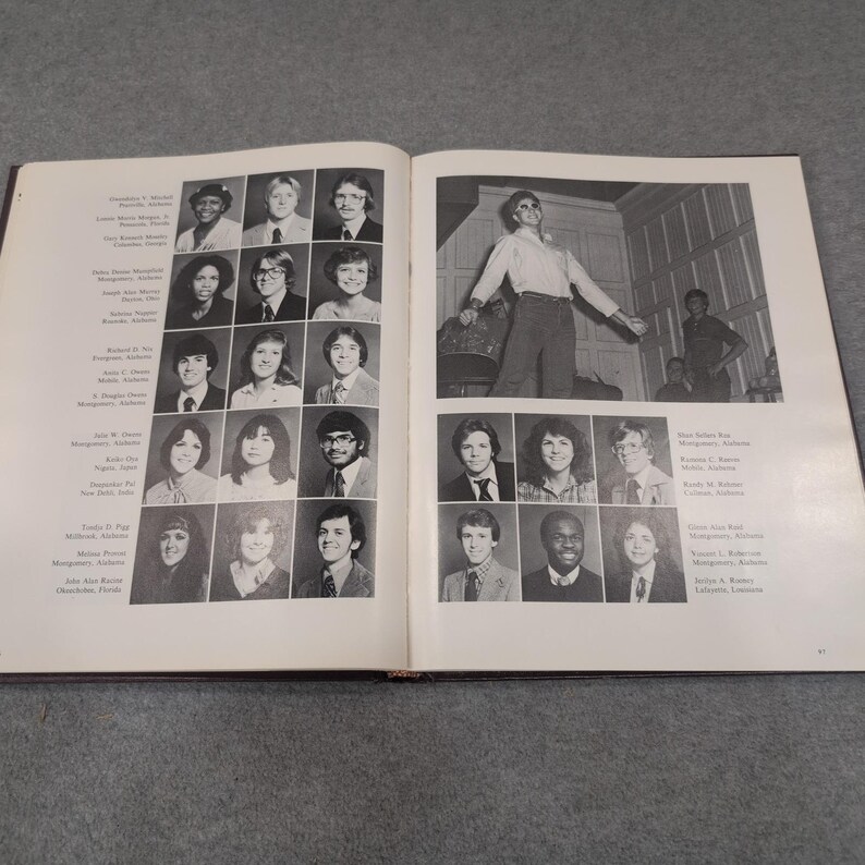 1982 Bells and Pomegranates Huntingdon College Yearbook Montgomery Alabama VG+ image 5