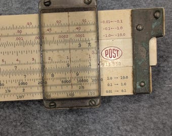 Frederick Post Co Versalog Slide Rule Cat No 1460 Vintage Engineering Math Tool