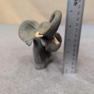 Vintage Avon Majestic Elephant Wild Country After Shave Decanter Grey Glass image 2