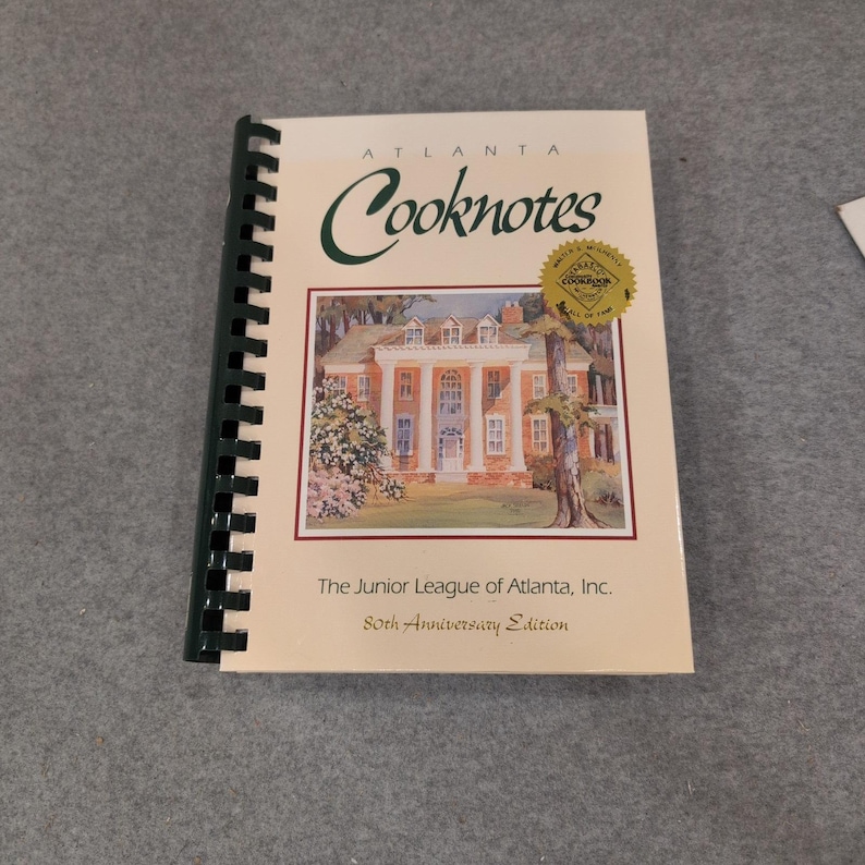 Atlanta Cooknotes Junior League of Atlanta 80th Anniversary Edition Cookbook image 1