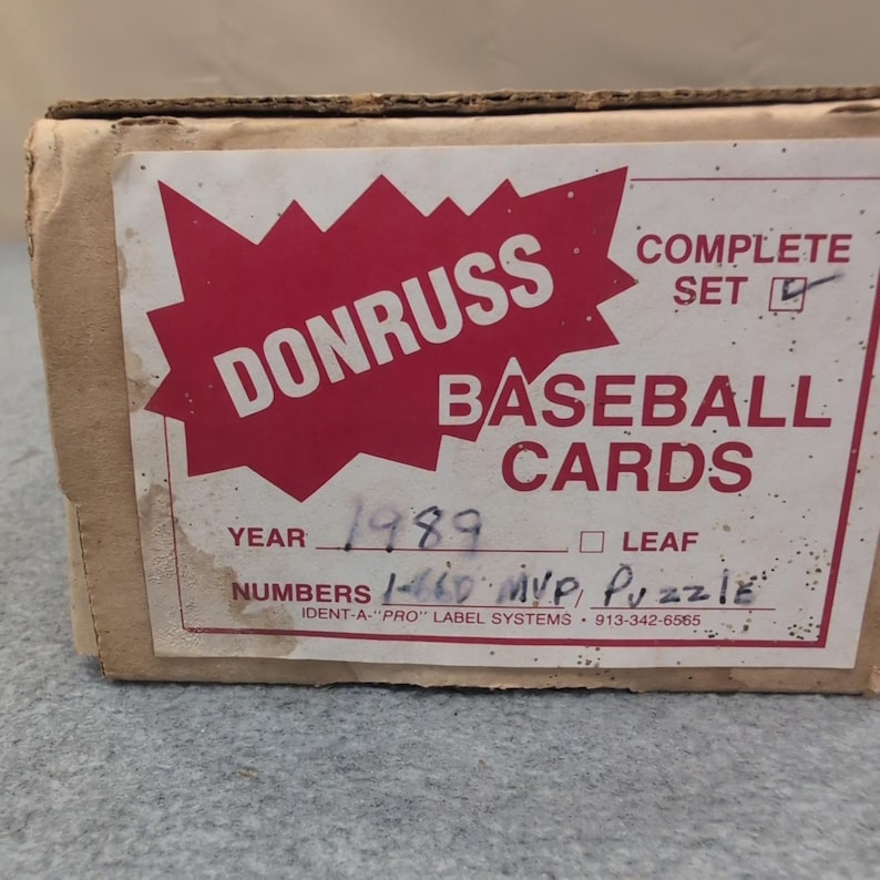 1989 Donruss Baseball Complete Set 1-660 MVP Puzzle Warren Spahn NM image 1