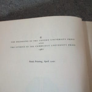 The New English Bible New Testament 1961 Hardcover Oxford Cambridge Univ Press image 6
