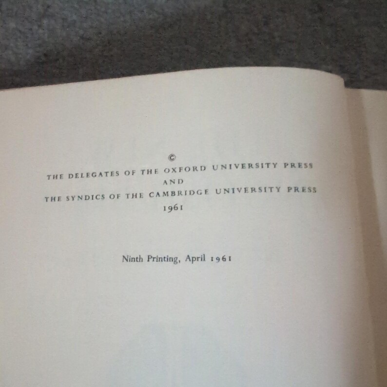 The New English Bible New Testament 1961 Hardcover Oxford Cambridge Univ Press image 6