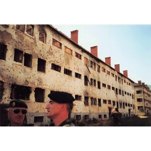 Vintage 1999 Bosnia War SFOR Peacekeepers Sarajevo Mostar Photo Lot of 13 image 6