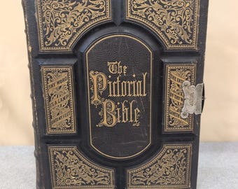 Holman-Bildbibel von 1883, Dore-Gravuren, Springs-Familie, Fort Mill, SC, Gelegenheitsdrucke