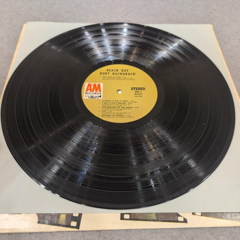 Burt Bacharach Reach Out Vinyl LP A&M Records SP-4131 Stereo 1967 Pop Lounge image 5