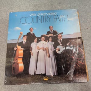 The Lewis Family Country Faith Vinyl LP Gospel Bluegrass Canaan Records CAS-9820 image 1
