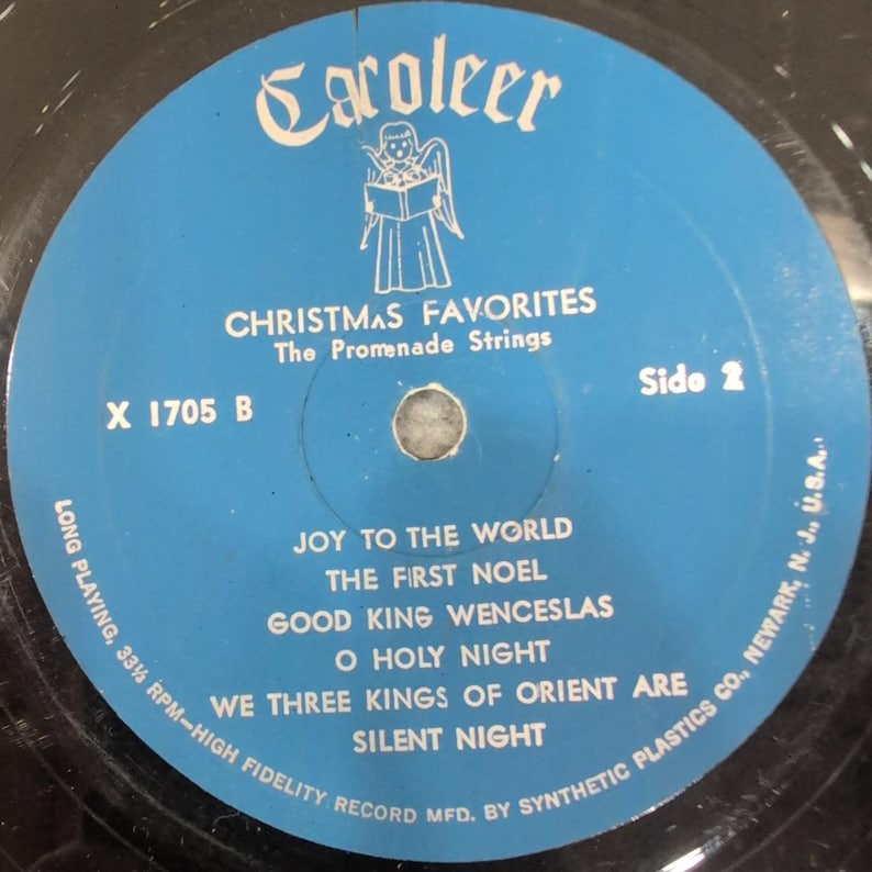 The Spaziergang Strings Christmas Favorites Vinyl LP Caroleer Cords X 1705 VG Bild 4