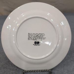 First Methodist Church Dadeville Alabama Homer Laughlin Plate Gold Rim image 3