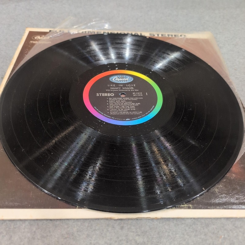 Nancy Wilson Like in Love Vinyl LP Capitol ST-1319 Billy May Orchestra 1960 image 3