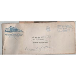 Konvolut von 13 Vintage-Briefumschlägen mit Poststempeln aus Sarasota, Florida, aus den 1950er- bis 1980er-Jahren Bild 3