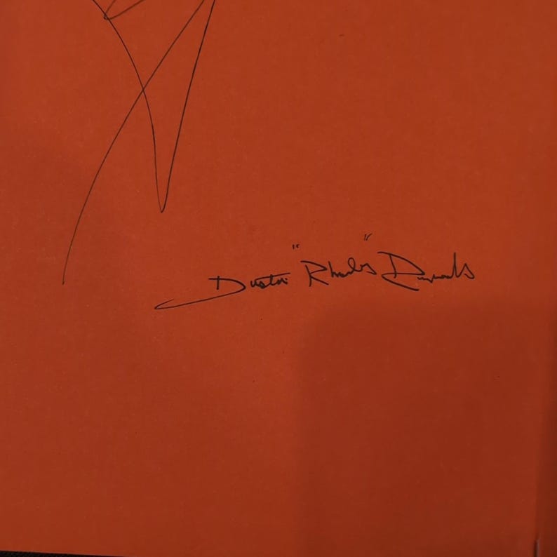 Wrestling Madness Matt Hunter Book 8 Signatures Autographed Sting Dustin Rhodes image 4
