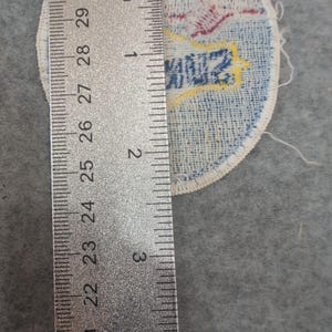 Vintage 1970's SUNOCO Shield Highway Sign Patch Older logo form 2.5" Gas Oil image 3