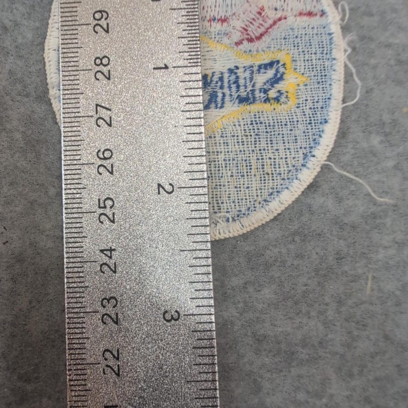 Vintage 1970's SUNOCO Shield Highway Sign Patch Older logo form 2.5" Gas Oil image 3