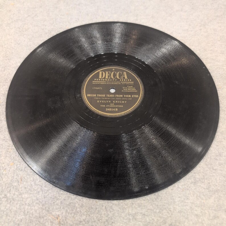 Evelyn Knight A Little Bird Told Me Decca 24514 78 RPM Shellac Record 1948 VG image 4